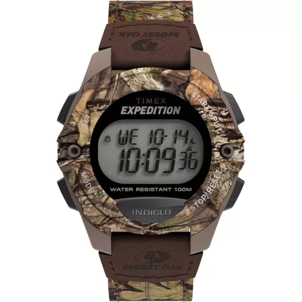 Timex Expedition Digital Chrono Alarm Timer 39mm WatchMossy Oak BreakUp Country Camo