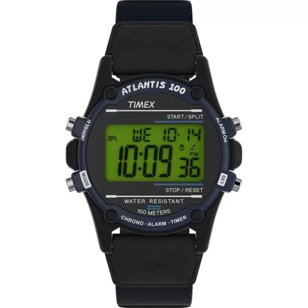 Timex Mens Expedition Atlantis 40mm WatchBlueBlack