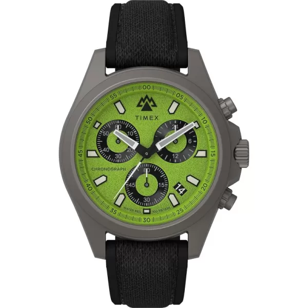 Timex Mens Expedition North Field Post 43mm WatchBlackGreenTitanium