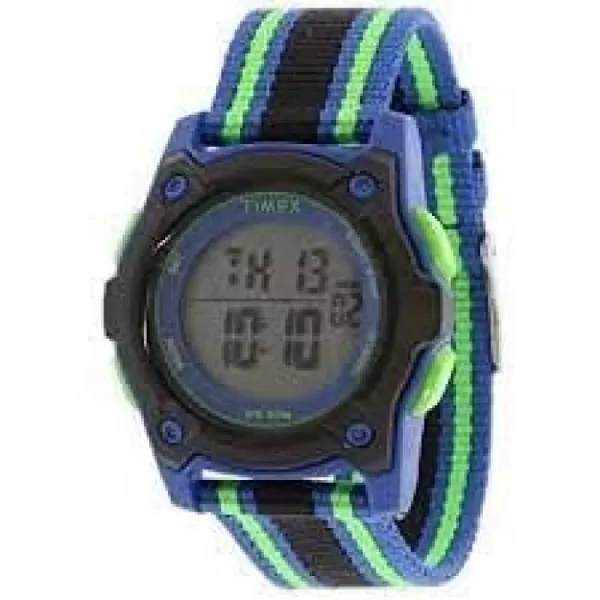 Timex TIME Machines 35mm Camo Fast Wrap Kids Digital WatchBlueBlackGreen