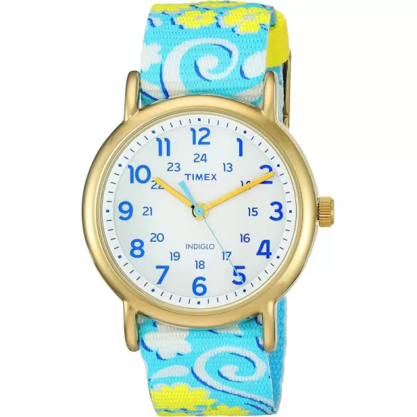 Timex Womens Weekender 38mm WatchWhite Swirl