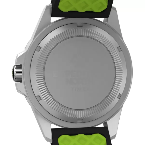 Timex Mens Expedition North Anchorage 43mm Watch  Black Strap Black Dial Stainless Steel CaseBlackBlackStainless Steel