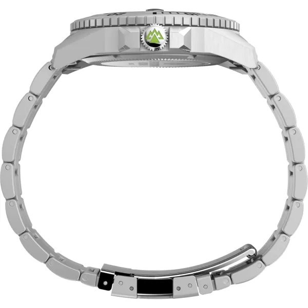 Timex Mens Expedition North Anchorage 43mm Watch  Black Strap Black Dial Stainless Steel CaseStainless SteelBlackStainless Steel