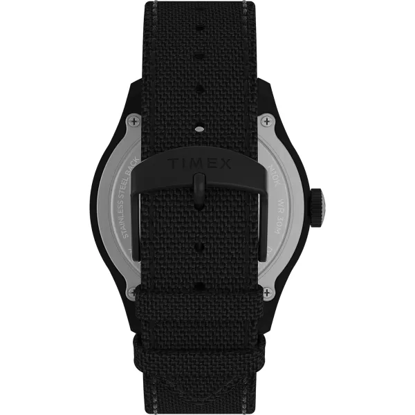Timex Mens Expedition North Traprock 43mm WatchBlackBlackBlack