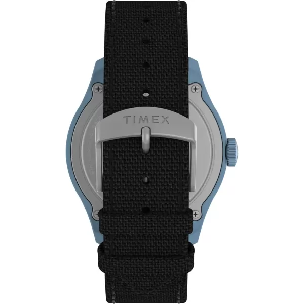 Timex Mens Expedition North Traprock 43mm WatchBlackBlackBlue