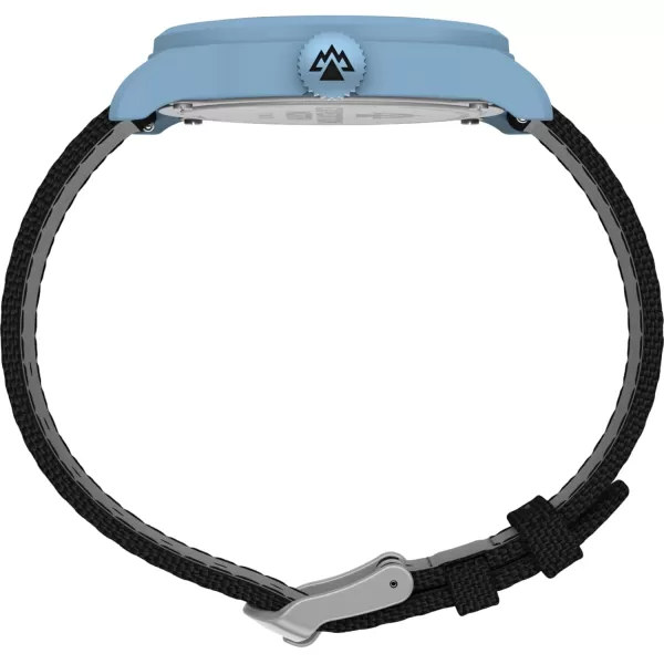 Timex Mens Expedition North Traprock 43mm WatchBlackBlackBlue
