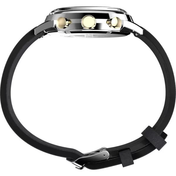 Timex Mens Marlin 40mm Watch  Black Strap Black Dial Stainless Steel Case