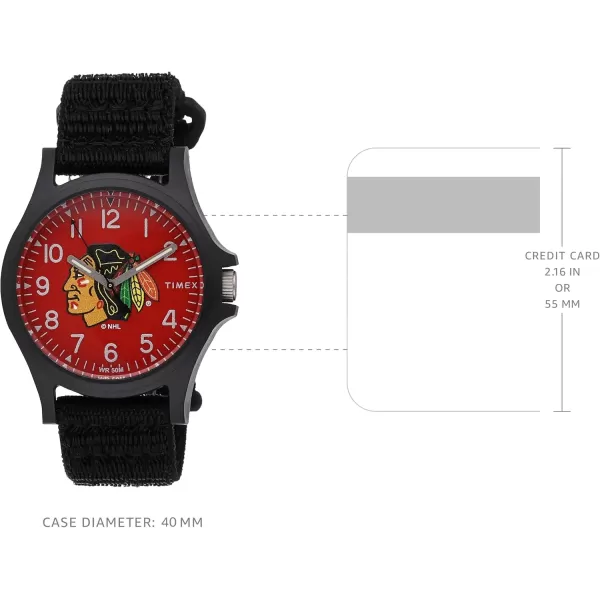 Timex Mens NFL Pride 40mm WatchChicago Blackhawks