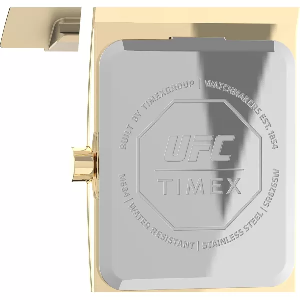 Timex UFC Mens Championship ID 20mm WatchGoldToneBlackGoldTone