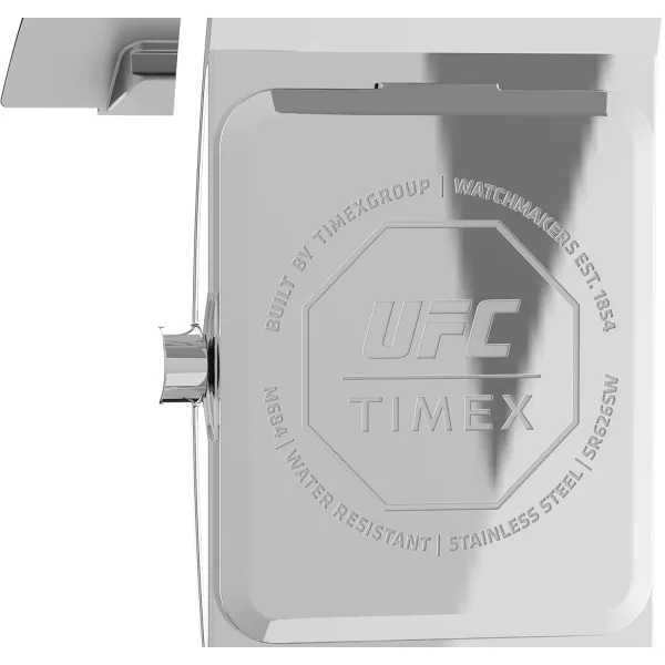 Timex UFC Mens Championship ID 20mm WatchSilverToneSilverToneSilverTone