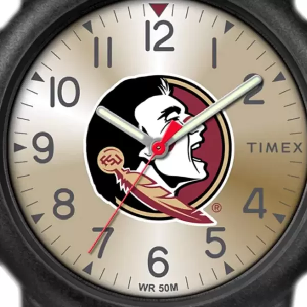 Timex Unisex Collegiate Recruit 38mm Watch  Tennessee Volunteers with Black Fabric StrapAlabama Crimson Tide