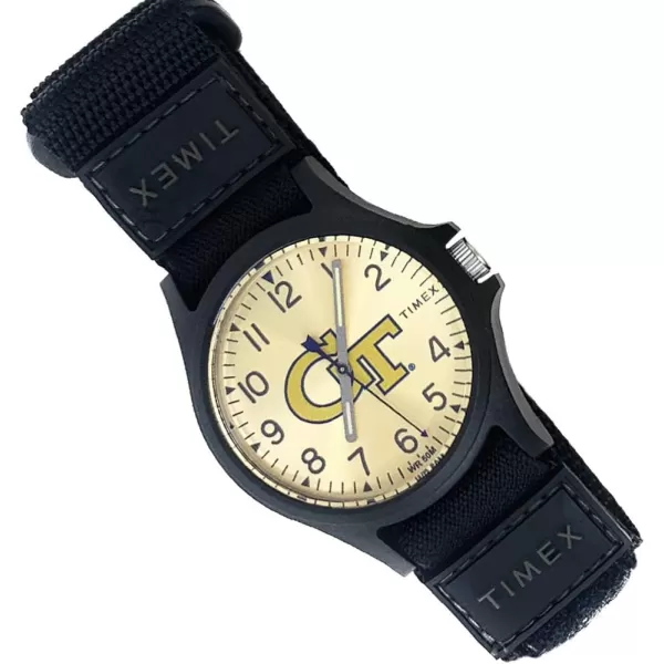 Timex Unisex Collegiate Recruit 38mm Watch  Tennessee Volunteers with Black Fabric StrapClemson Tigers