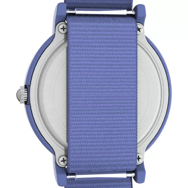 Timex Unisex Peanuts Floral 34mm Watch  Pink Strap White Dial Pink CaseBlueBlueBlue