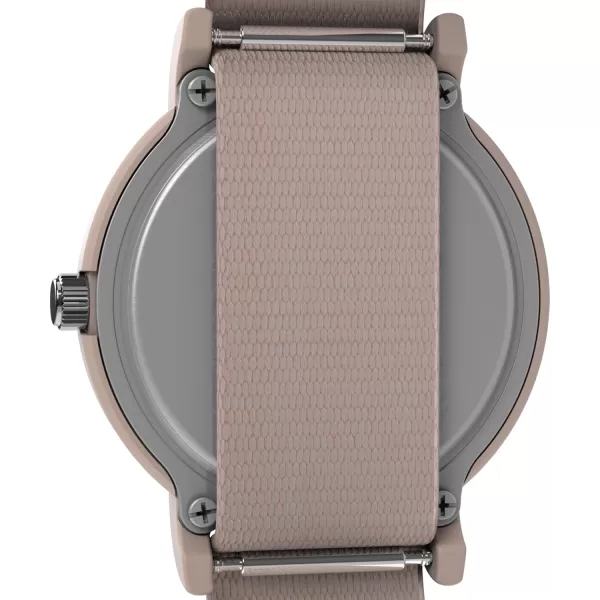 Timex Unisex Peanuts Floral 34mm Watch  Pink Strap White Dial Pink CasePinkWhitePink
