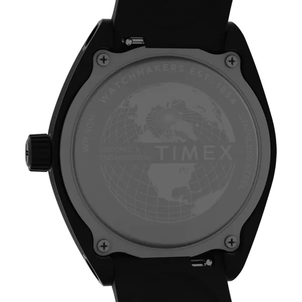 Timex Unisex Urban Pop 40mm Watch  Black Strap Black Dial Black CaseBlackBlackBlack