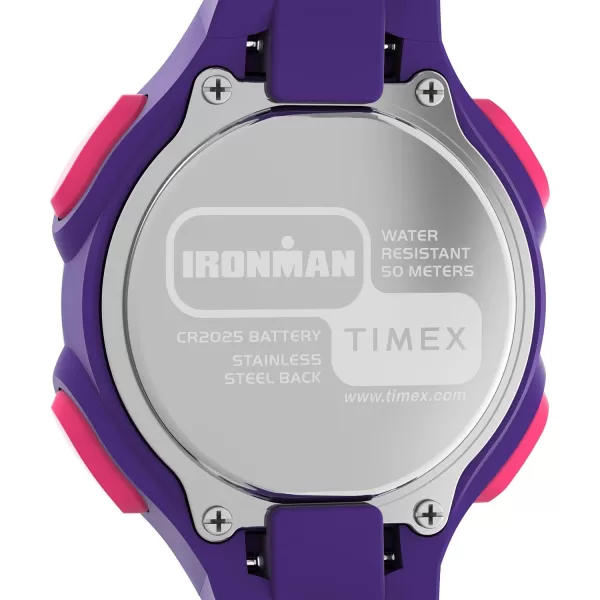 Timex Womens Ironman Essential 30 34mm Watch  Blue Strap Digital Dial Blue CasePurpleDigitalPurple