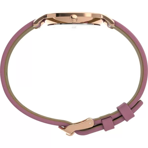 Timex Womens Transcend 34mm WatchPinkRose GoldTone