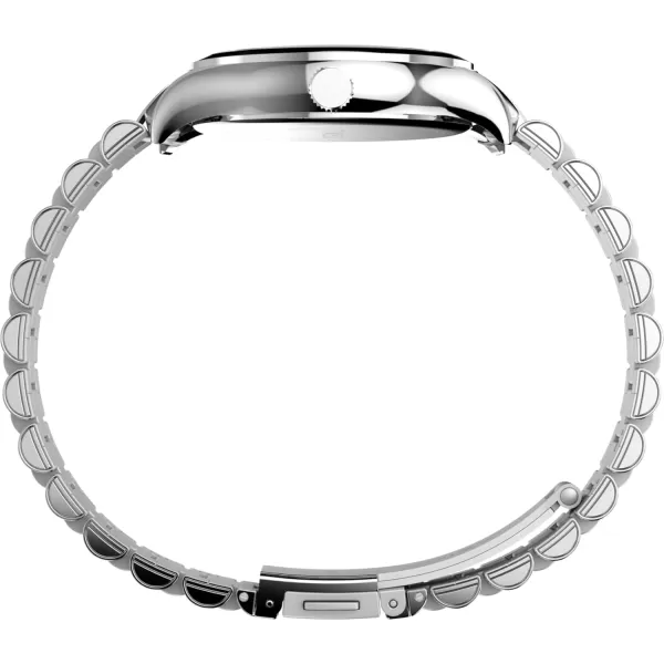 Timex Womens Waterbury Traditional 34mm Watch  GoldTone Bracelet Blue Dial GoldTone CaseStainless SteelSilverToneStainless Steel