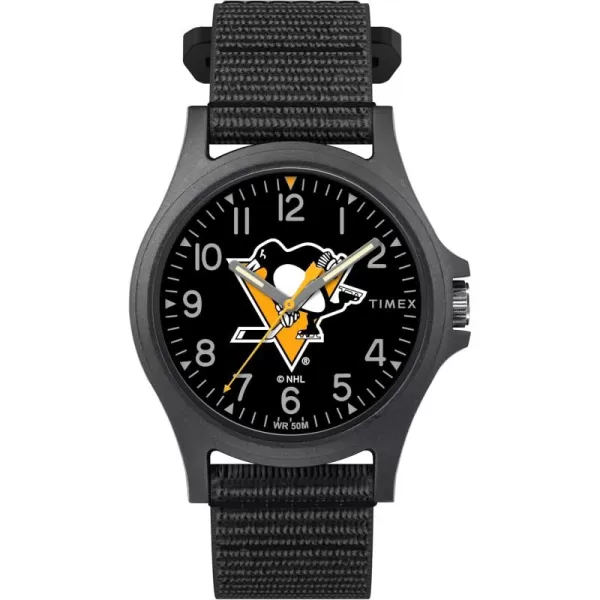 Timex Mens NFL Pride 40mm WatchPittsburgh Penguins