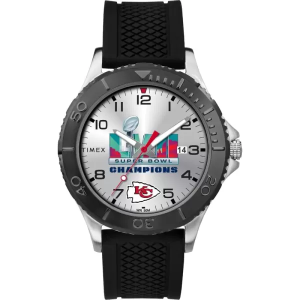 Timex Mens NFL Watch  2023 Super Bowl Champions Kansas City ChiefsGamer