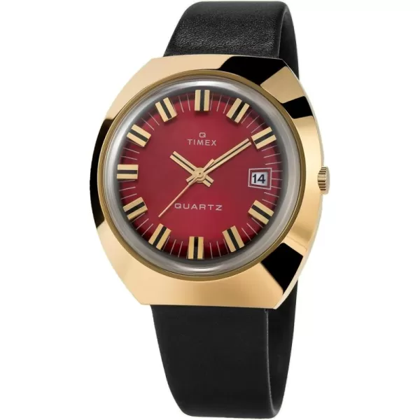 Timex Mens Q 1972 Reissue Date 43mm Quartz Watch