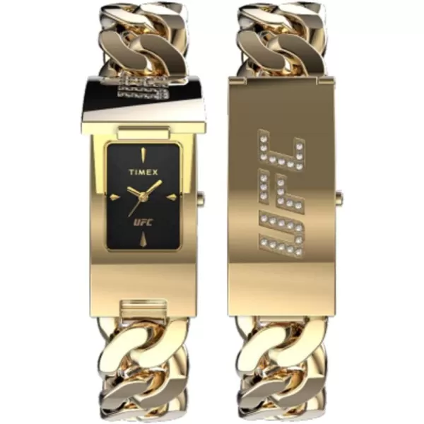 Timex UFC Mens Championship ID 20mm WatchGoldToneBlackGoldTone