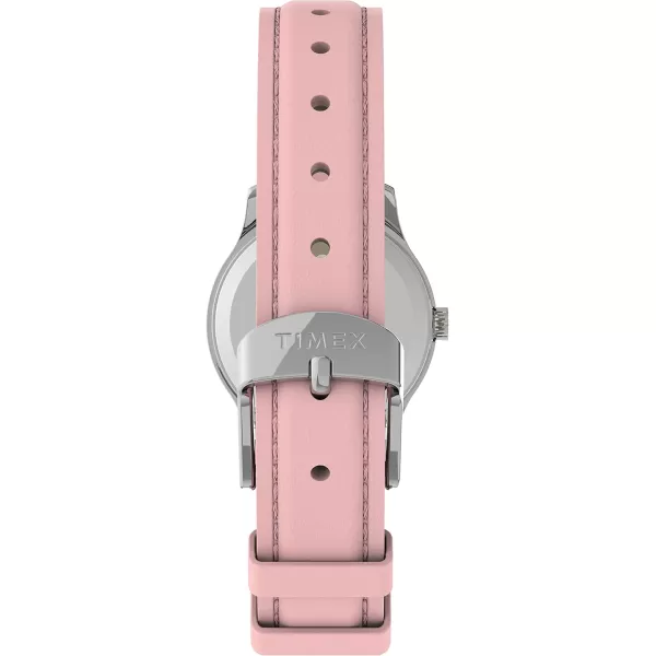 TIMEX TIME Machines 24mm Pink Strap WatchPinkSilverTone