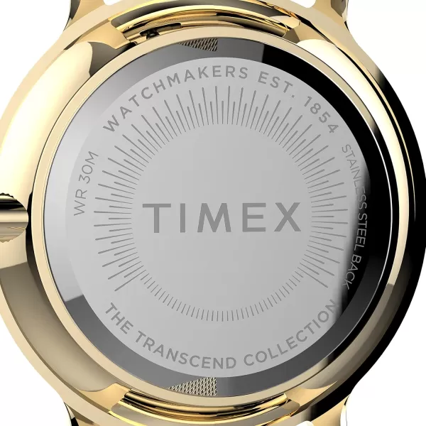 Timex Dress WatchGoldToneBlack Mesh