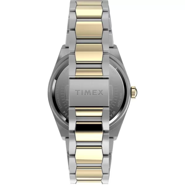 Timex Womens Simone Multifunction 38mm WatchTwoToneSilverTone