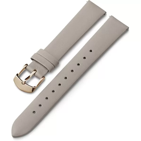 Timex 16mm Genuine Leather Strap  Blue with SilverTone BuckleGrayRose GoldTone