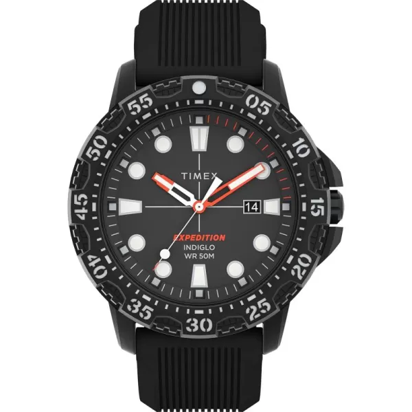 Timex Mens Expedition Gallatin 44mm WatchBlack