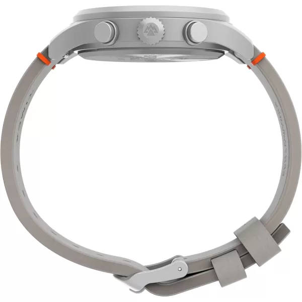 Timex Mens Sierra 42mm WatchGrayGrayIP Steel