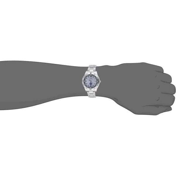 Mens Citation 42mm Quartz Watch with Stainless Steel StrapToronto Maple Leafs