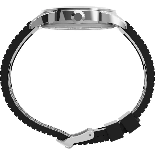Timex UFC Mens Athena 42mm WatchBlackSilverTone