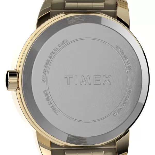 Timex Womens Easy Reader WatchGoldToneGoldToneWhiteA25mm