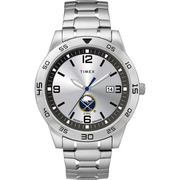 Mens Citation 42mm Quartz Watch with Stainless Steel StrapBuffalo Sabres