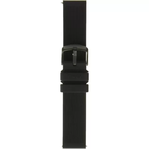 Timex 20mm QuickRelease StrapBlack SiliconeBlack