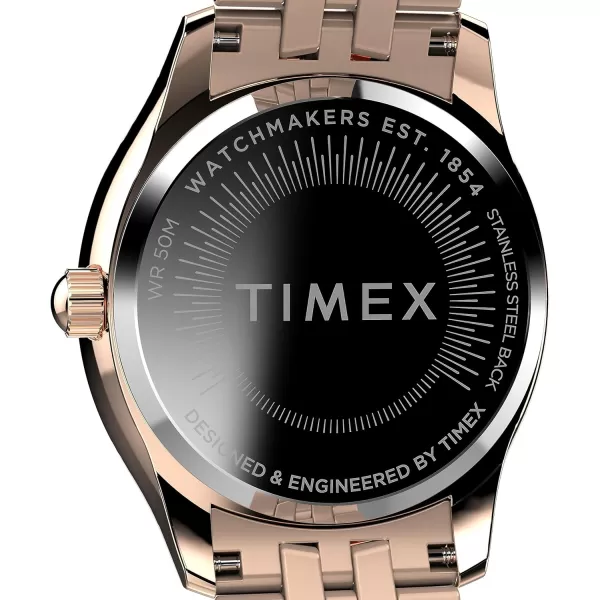 Timex Womens Ariana 36mm WatchRose GoldToneRose GoldToneRose GoldTone