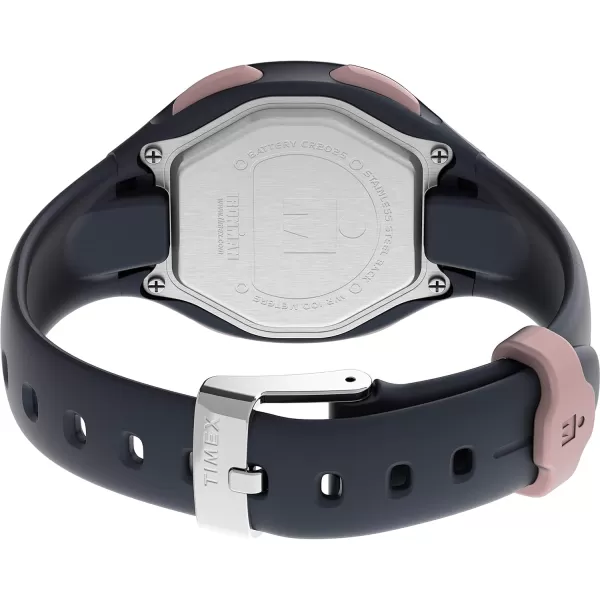 Timex Womens Ironman Transit 33mm Resin Strap WatchBlueRose GoldTone