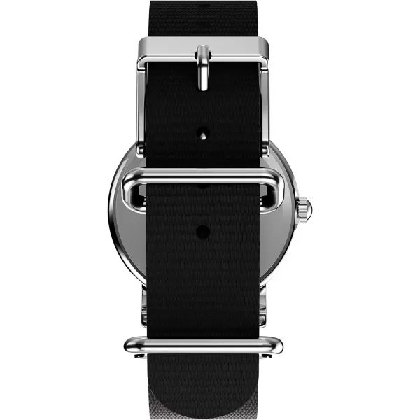 Timex Womens Weekender 31mm WatchBlackSilverToneWhite