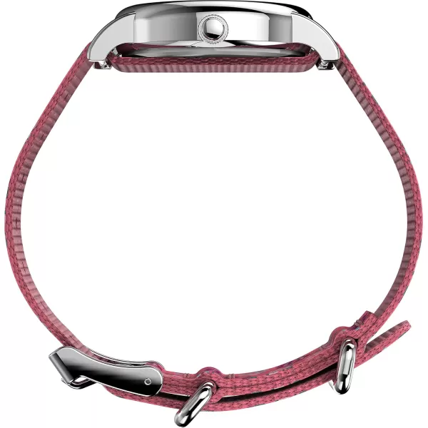 Timex Womens Weekender 31mm WatchSilverPink