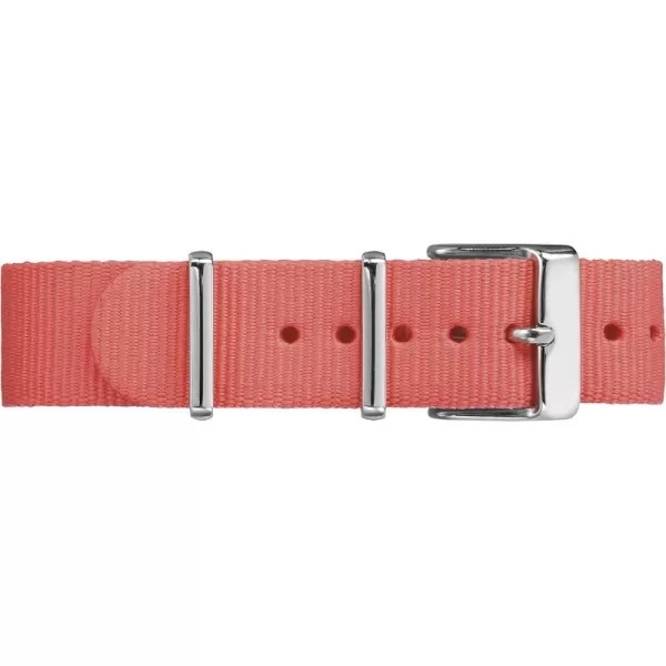 Timex 18mm DoubleLayered Nylon SlipThru StrapCoral