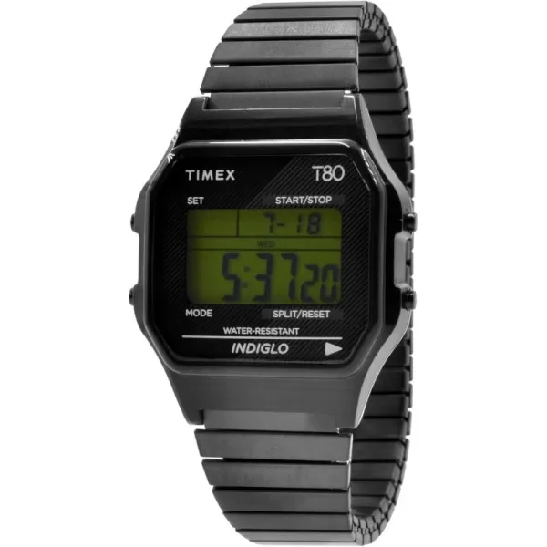 Timex T80 34mm WatchBlack Expansion