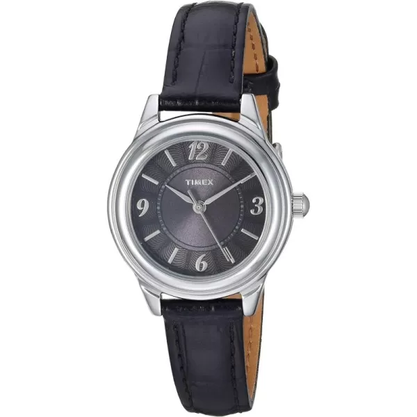 Timex Womens Classics 26mm WatchBlackSilverTone