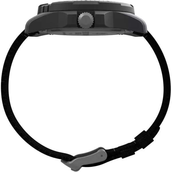 Timex Mens Expedition North Freedive Ocean 46mm WatchBlackBlack