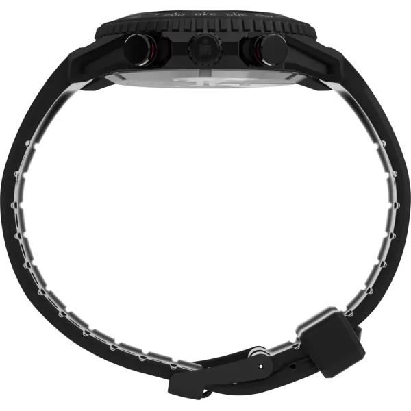 Timex Mens Ironman Adrenaline 48mm Watch  Black Strap Black Dial Black CaseBlackBlackBlack