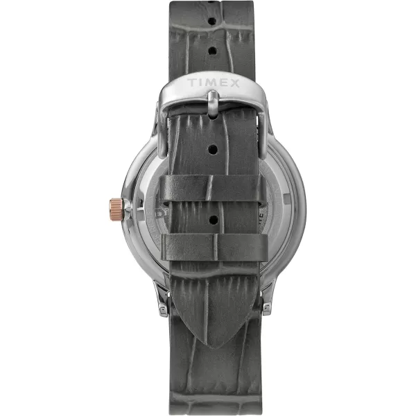 Timex Mens Waterbury Automatic 40mm WatchGrayBlack