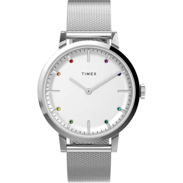 Timex Womens Midtown 36mm WatchSilver