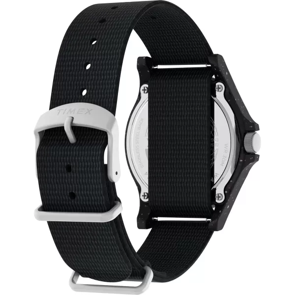 Timex Mens Reclaim Ocean 40mm WatchBlackBlack