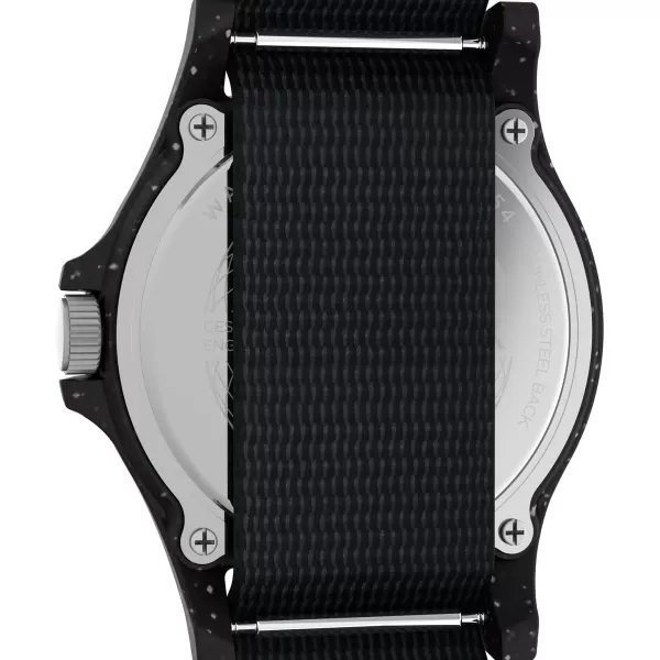 Timex Mens Reclaim Ocean 40mm WatchBlackBlack